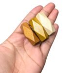Conta Tubo Sextavado 12x40mm Madeira - 1 Und - Imagem 2