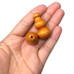Conta Pilão 20x40mm Madeira - 1 Und - Imagem 2