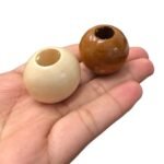 Conta Bola 29mm Madeira - 1 Und - Imagem 3