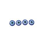 Entremeio Achatado Olho Grego 20mm Resina – 1 Und