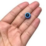 Entremeio Bola Olho Grego 12mm Resina – 1 Und - Imagem 2