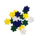 Aplique Flor 20mm Tecido - 20 Unds