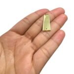 Pastilha Espelhada Trapézio 11x27mm Acrílico - 20 Unds - Imagem 3