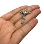 Pingente Cruz 41mm Níquel - 1 Und - Imagem 4