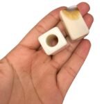 Conta Tubo Retangular 19x34mm Acrílico - 2 Unds - Imagem 2