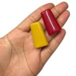 Conta Trapézio Isósceles 37mm Resina - 3 Unds - Imagem 2