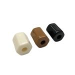Conta Tubo Hexagonal 20x25mm Resina - 3 Unds