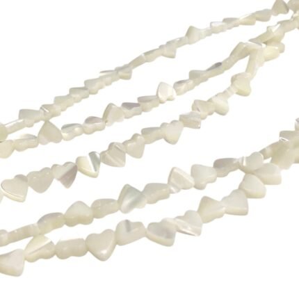 Fio Madrepérola Coração 6mm - 1 Fio