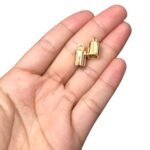 Terminal Colagem 6x15mm Dourado – 1 Und - Imagem 2