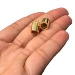Terminal Colagem 6x15mm Dourado – 1 Und - Imagem 4
