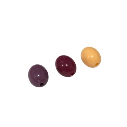 Conta Oval 12mm Resina - 20 Gramas