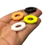 Conta Octogonal Vazada 22mm Acrílico - 20 Gramas - Imagem 3