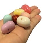 Conta Oval 16x24mm Resina - 5 Unds - Imagem 4