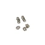 Fecho Italiano 8mm C/ Argola Prata - 2 Unds - Imagem 2