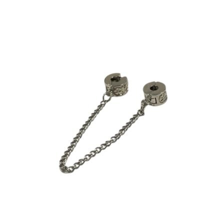 Fecho P/ Pulseira Pandora Redondo 10,5cm Níquel - 1 Und