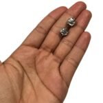 Entremeio P/ Pulseira Pandora Símbolo Paz 9mm Níquel – 1 Und - Imagem 2