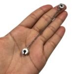 Fecho P/ Pulseira Pandora Redondo 10,5cm Níquel - 1 Und - Imagem 2