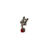 Entremeio P/ Pulseira Pandora Esquilo 24mm Níquel – 1 Und