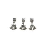 Entremeio P/ Pulseira Pandora Sino 28mm Níquel – 1 Und