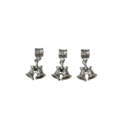 Entremeio P/ Pulseira Pandora Sino 28mm Níquel – 1 Und