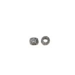 Entremeio P/ Pulseira Pandora Redondo C/Strass 9mm Níquel – 1 Und - Imagem 3