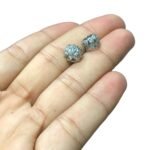 Entremeio P/ Pulseira Pandora Redondo C/Strass 9mm Níquel – 1 Und - Imagem 4