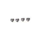 Entremeio P/ Pulseira Pandora Coração C/ Pata 10mm Níquel – 1 Und