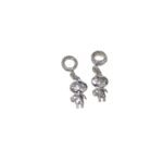 Entremeio P/ Pulseira Pandora Menino 25mm Níquel – 1 Und