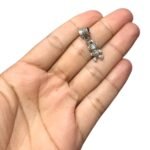 Entremeio P/ Pulseira Pandora Ursinho 25mm Níquel – 1 Und - Imagem 2