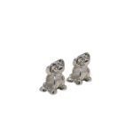 Entremeio P/ Pulseira Pandora Cachorro 13mm Níquel – 1 Und - Imagem 3