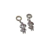 Entremeio P/ Pulseira Pandora Menino 25mm Níquel – 1 Und - Imagem 3