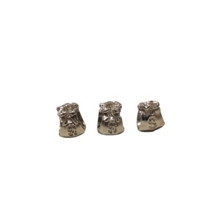Entremeio P/ Pulseira Pandora Dinheiro 10mm Níquel – 1 Und