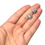 Entremeio P/ Pulseira Pandora Coração C/ Pata 10mm Níquel – 1 Und - Imagem 2