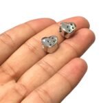 Entremeio P/ Pulseira Pandora Coração C/ Pata 10mm Níquel – 1 Und - Imagem 4