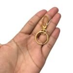 Fecho Lagosta 20mm C/ Argola Dourado – 1 Und - Imagem 2