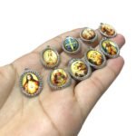 Pingente Religiosos 16x23mm Níquel - 1 Und - Imagem 3