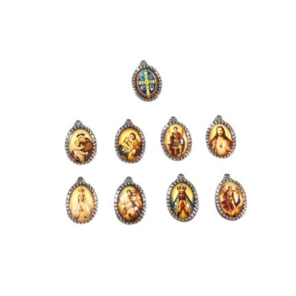 Pingente Religiosos 16x23mm Níquel - 1 Und
