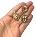 Pingente Religiosos 20x29mm Níquel – 1 Und - Imagem 2