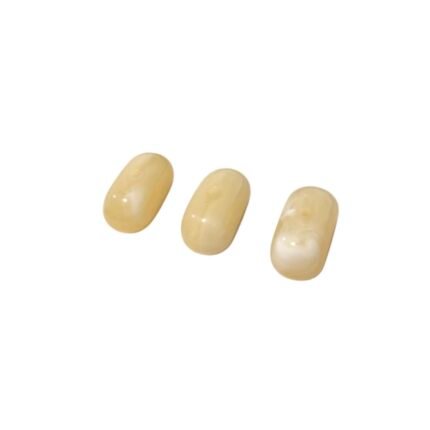 Conta Retangular 15x30mm Resina – 4 Unds