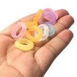 Conta Elo Retangular Corrente 15x19mm Resina - 20 Gramas - Imagem 4