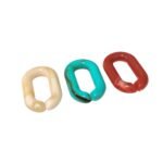 Conta Elo Retangular Corrente 23x38mm Resina – 20 Gramas - Imagem 3
