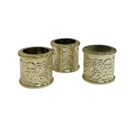 Conta Abs Passante 27mm Dourado – 4 Unds