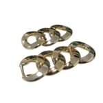 Conta Elo Abs Corrente 31x34mm Dourado - 7 Unds - Imagem 3