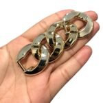 Conta Elo Abs Corrente 31x34mm Dourado - 7 Unds - Imagem 4