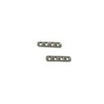 Entremeio Passador 23mm 4 Saídas Níquel - 1 Und