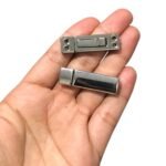 Fecho Imã Retangular 40mm Níquel - 1 Und - Imagem 2