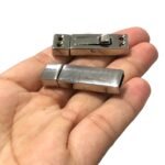 Fecho Imã Retangular 40mm Níquel - 1 Und - Imagem 3