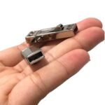 Fecho Imã Retangular 40mm Níquel - 1 Und - Imagem 4