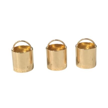 Terminal Colagem 12x15mm Dourado Exclusivo - 1 Und