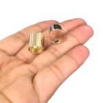 Terminal Colagem 12x15mm Dourado Exclusivo - 1 Und - Imagem 4